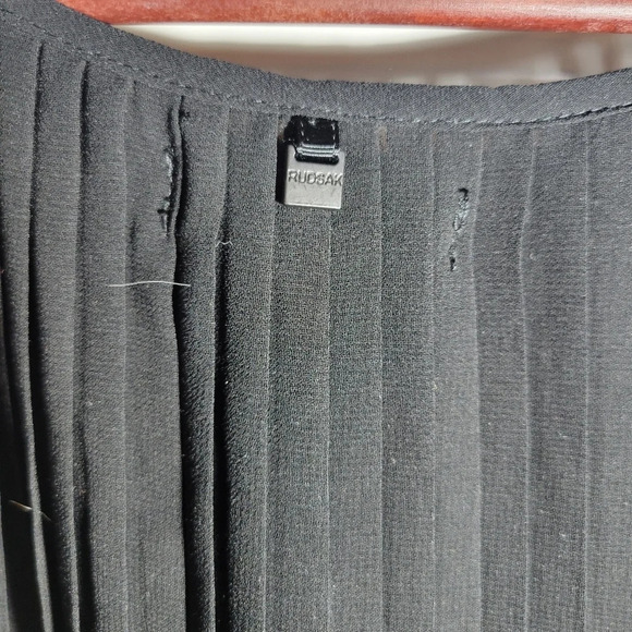 ❤️ 3 for $35 Rudsak accordion pleat shell sleeveless blouse top sheer medium - Picture 4 of 8